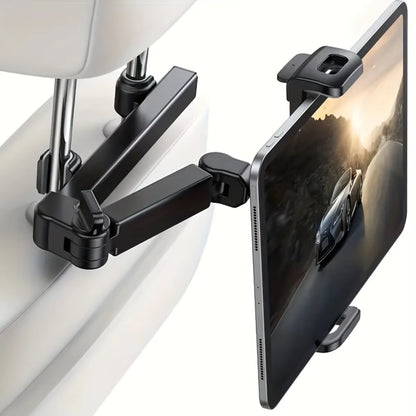 Ultimate Car Tablet Holder: Headrest Mount for iPad Air, Mini & All 4.7-12.9" Devices - Perfect for Backseat Entertainment!